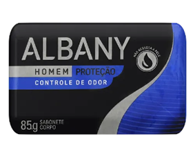 Sabonete em Barra Albany Homem Controle de Odor Sport 85g